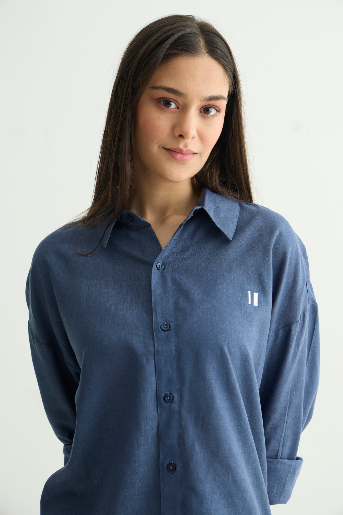 Chapter2Drip Monday Blue linen shirt