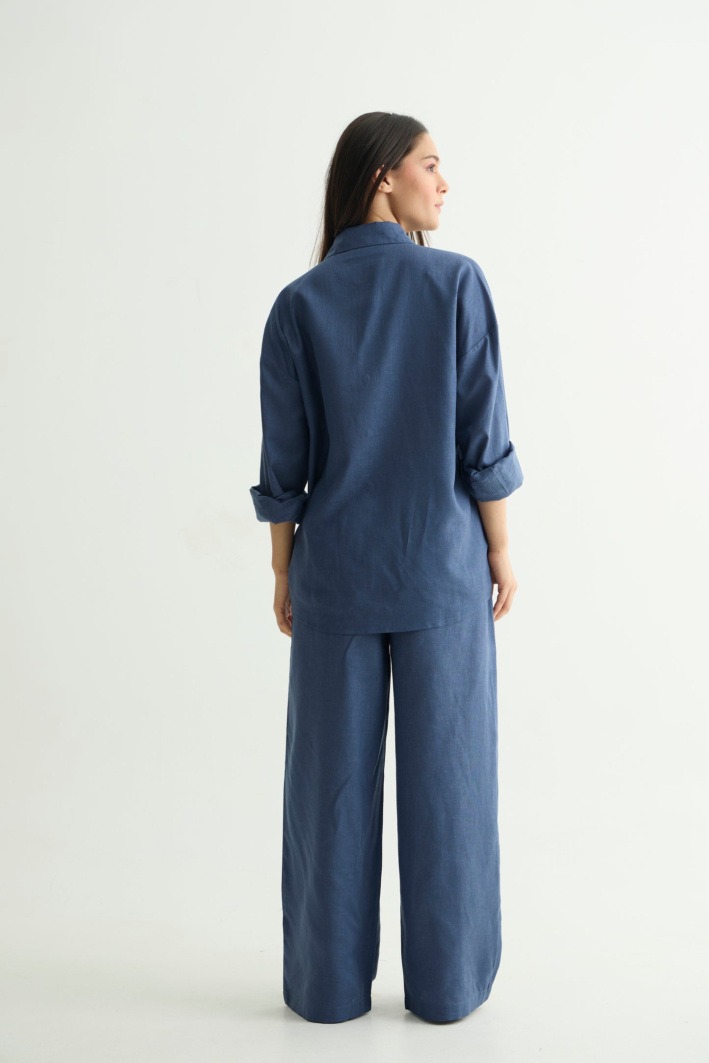 Chapter2Drip Monday Blue linen shirt — view 5