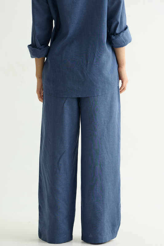 Chapter2Drip Monday Blue linen pants — view 2