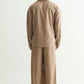 Mocha Brown Linen Shirt