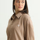 Mocha Brown Linen Shirt