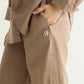 Mocha Brown Linen Pant
