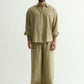 Olive Green Linen Set