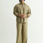 Olive Green Linen Pant
