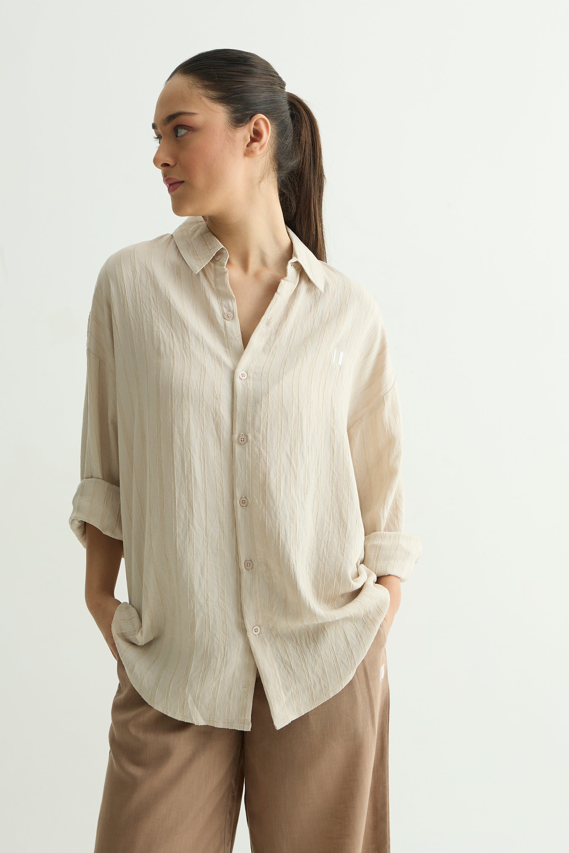 Chapter2Drip Beige Raasta shirt — view 3