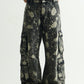 Chapter2Drip Black hypo-wash denim cargo