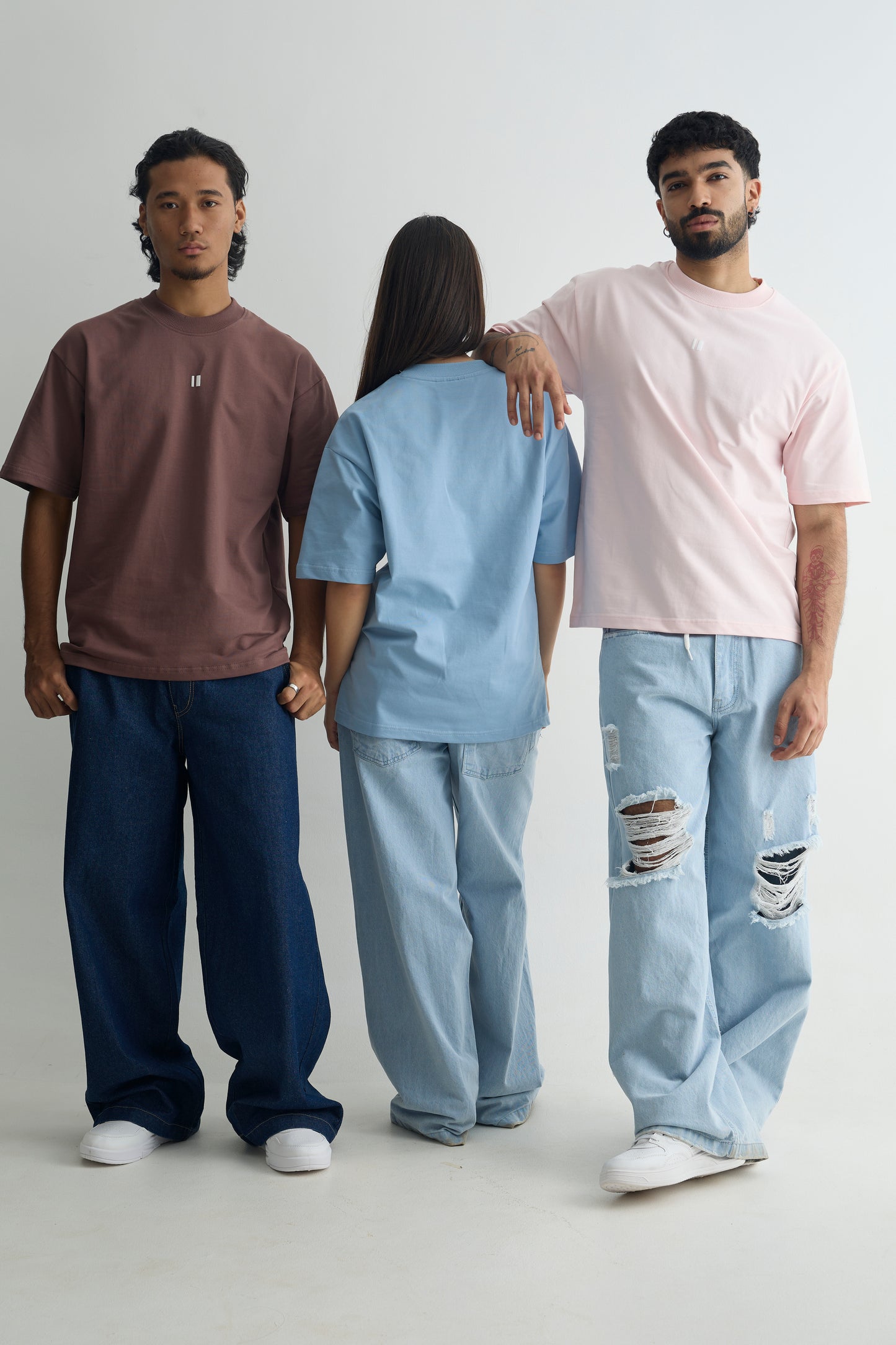 Pack of 3 Oversized T-Shirts - Pastel Colour Combo | Chapter 2