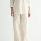 Chapter2Drip Off-White linen pants — view 2