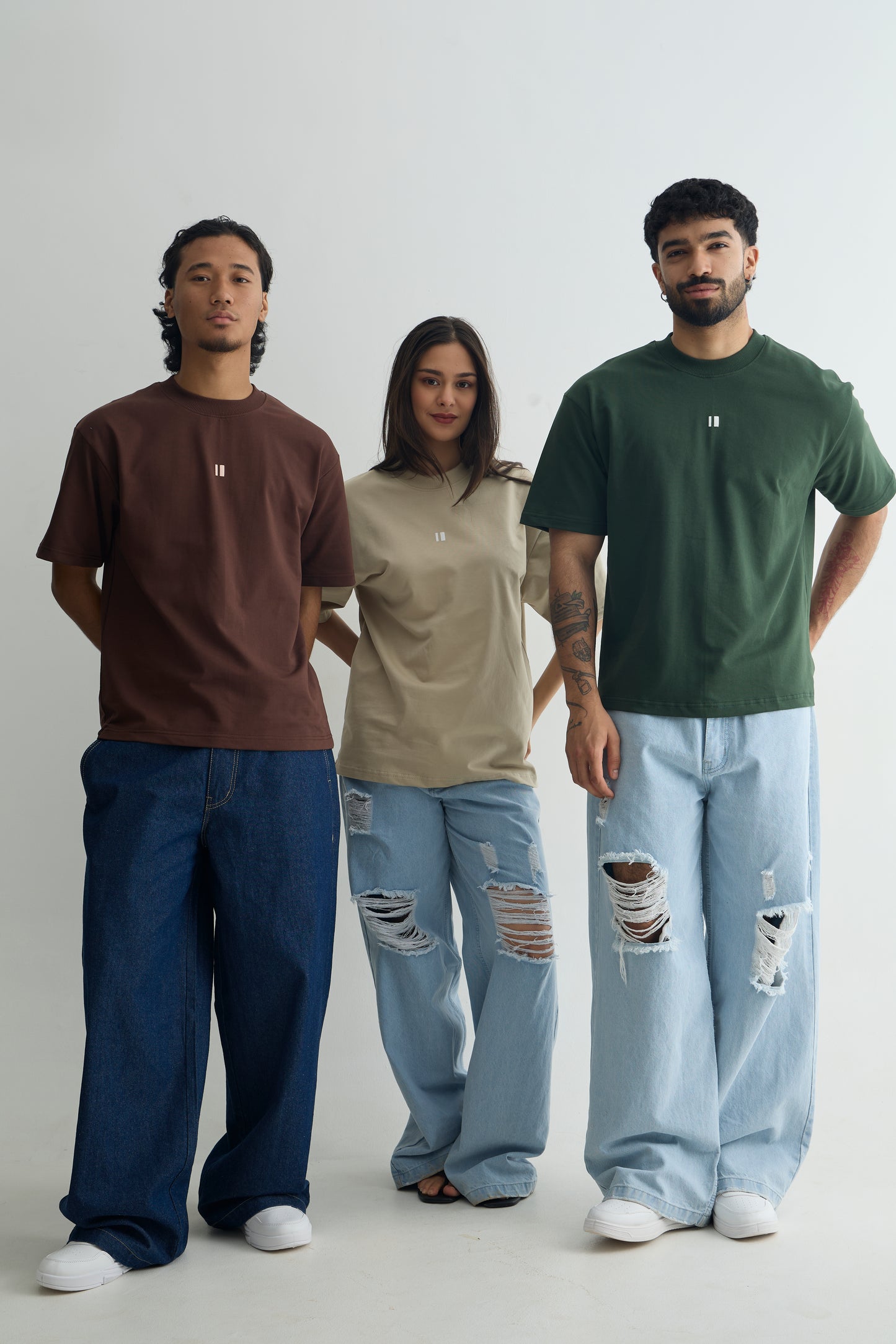 Pack of 3 Oversized T-Shirts - Earth Tones Combo | Chapter 2