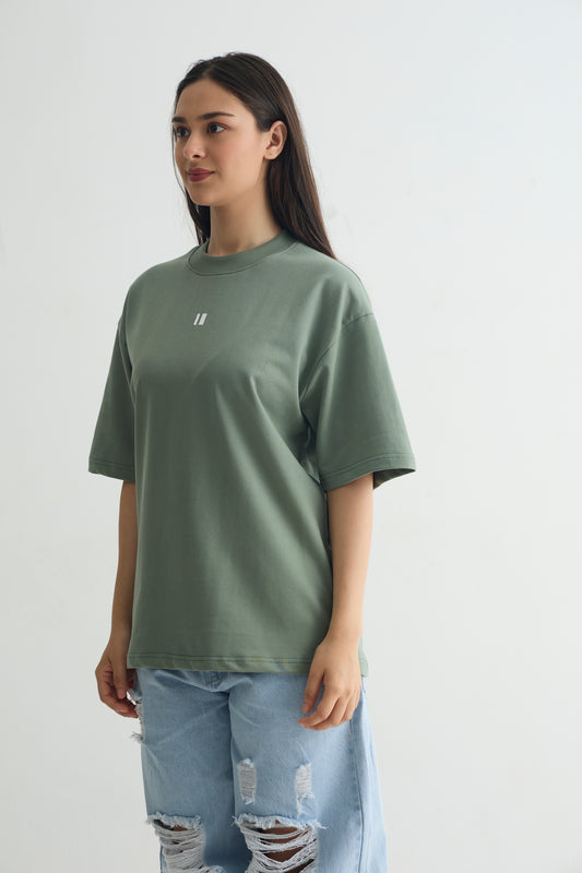 Chapter2Drip Sage Green everyday t-shirt — view 2