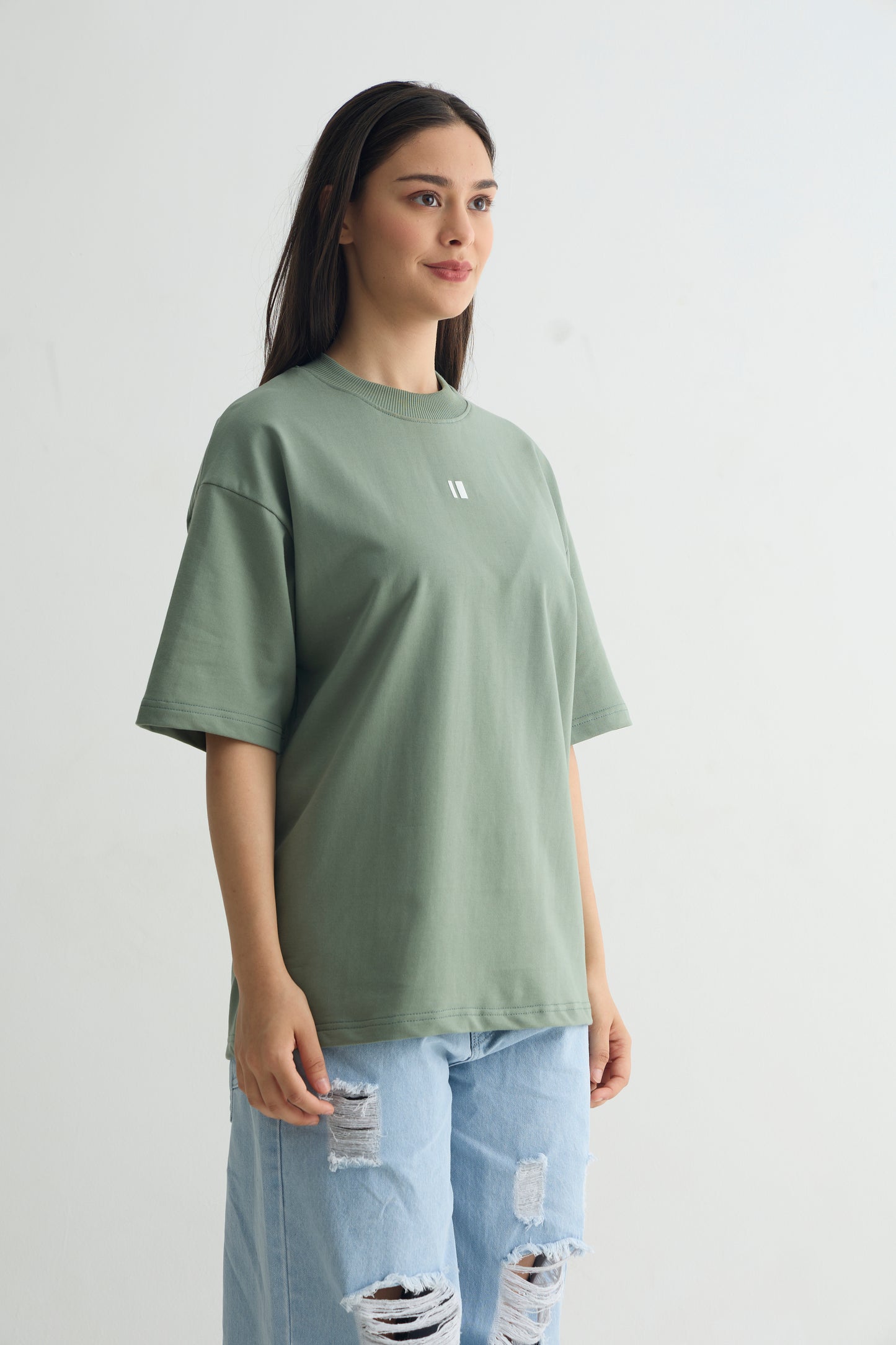 Chapter2Drip Sage Green everyday t-shirt — view 3
