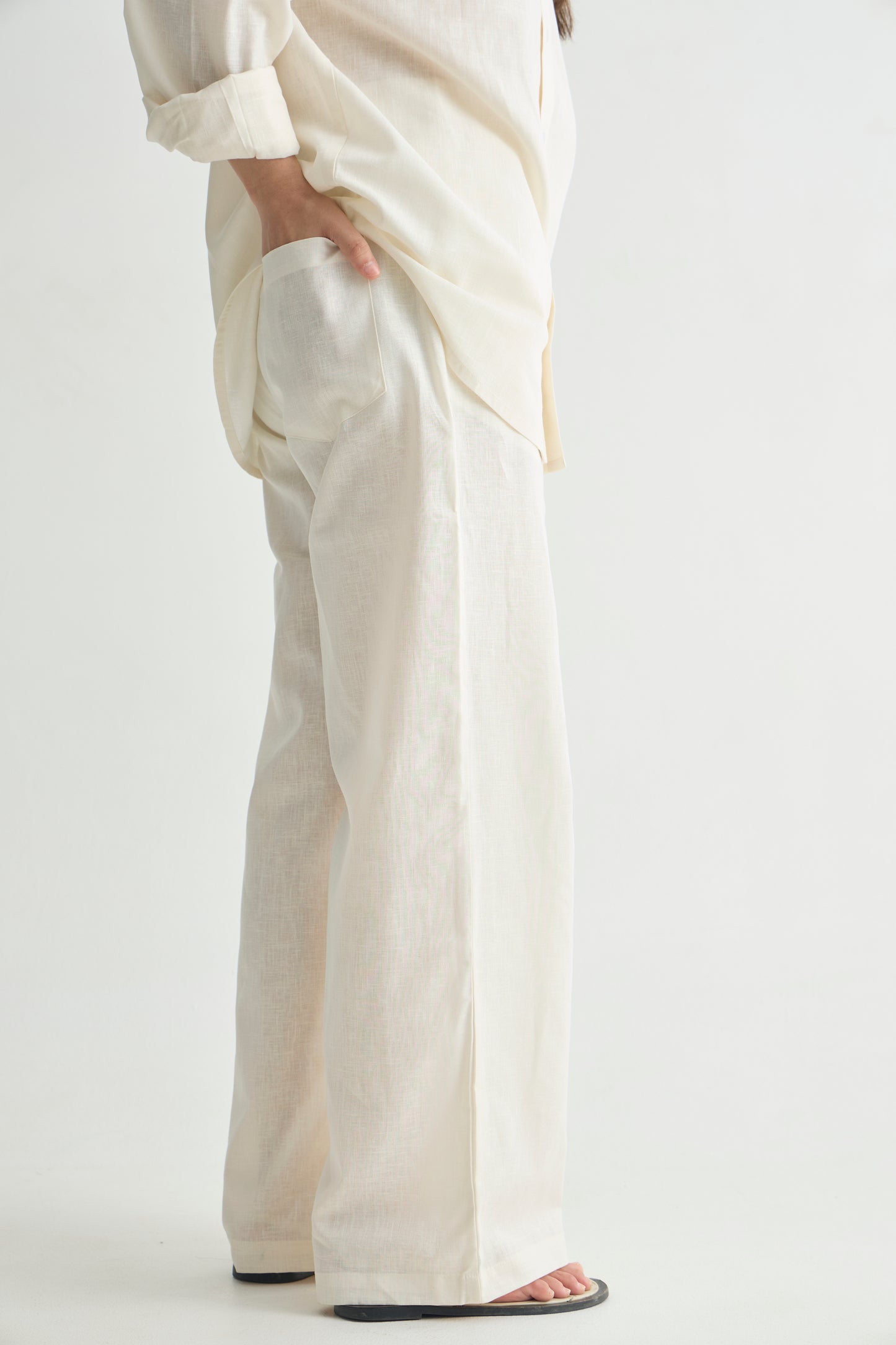 Off-White Linen Set