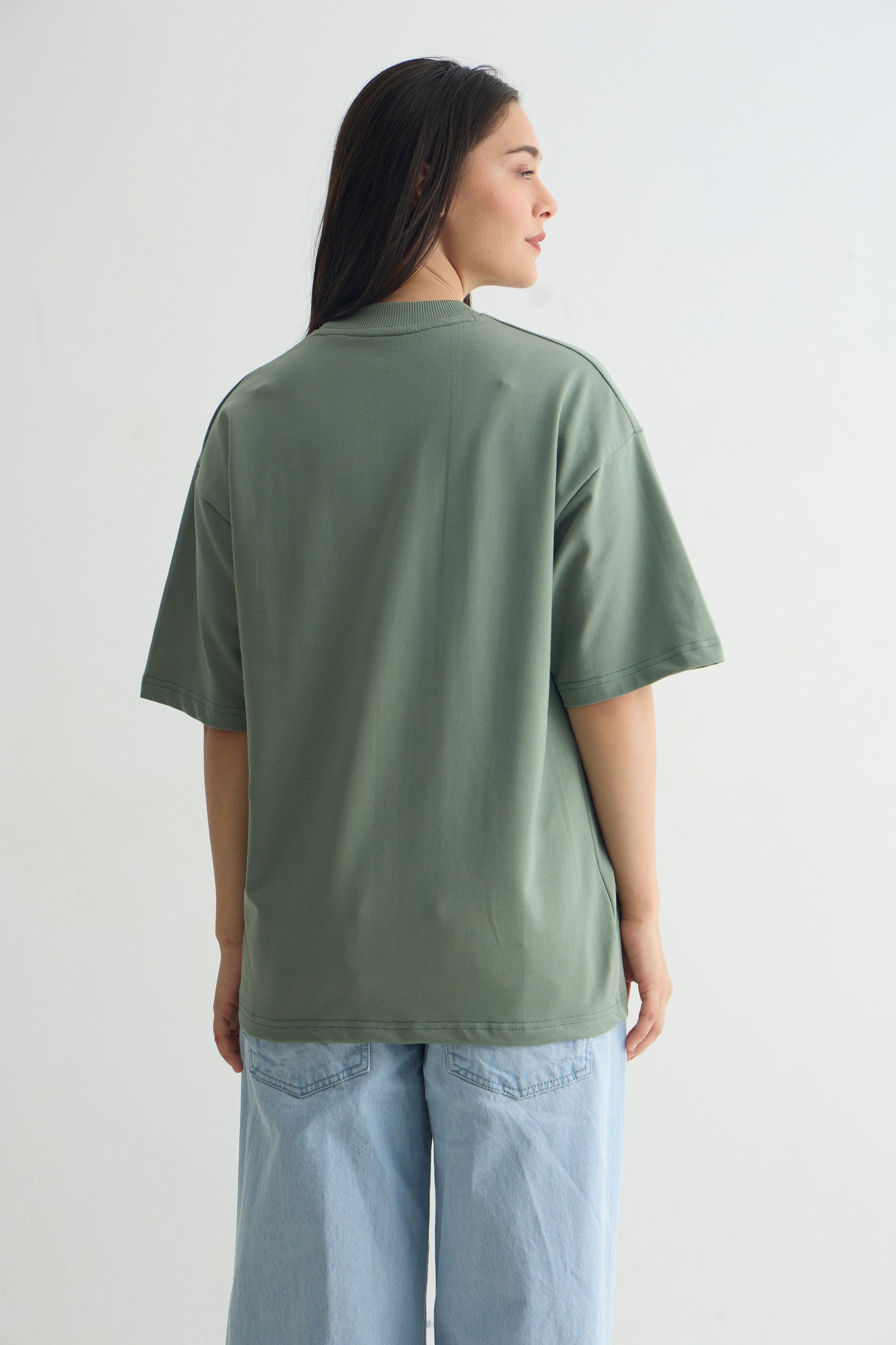 Chapter2Drip Sage Green everyday t-shirt — view 4
