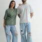 Chapter2Drip Everyday Sage & Grey Melange t-shirt duo