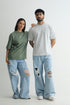 Chapter2Drip Everyday Sage & Grey Melange t-shirt duo