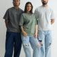 Pack of 3 Men's Oversized Tees - Neutral Tones Combo | Chapter 2