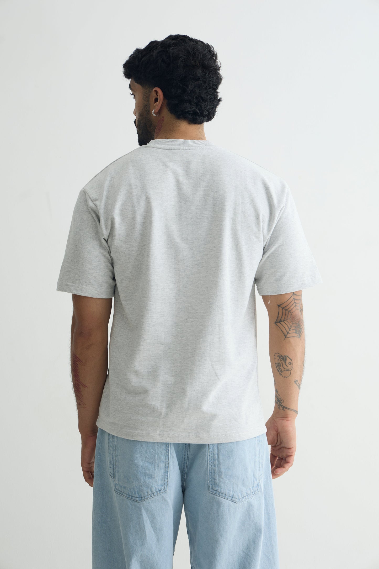 Chapter2Drip Grey Melange everyday t-shirt — view 5