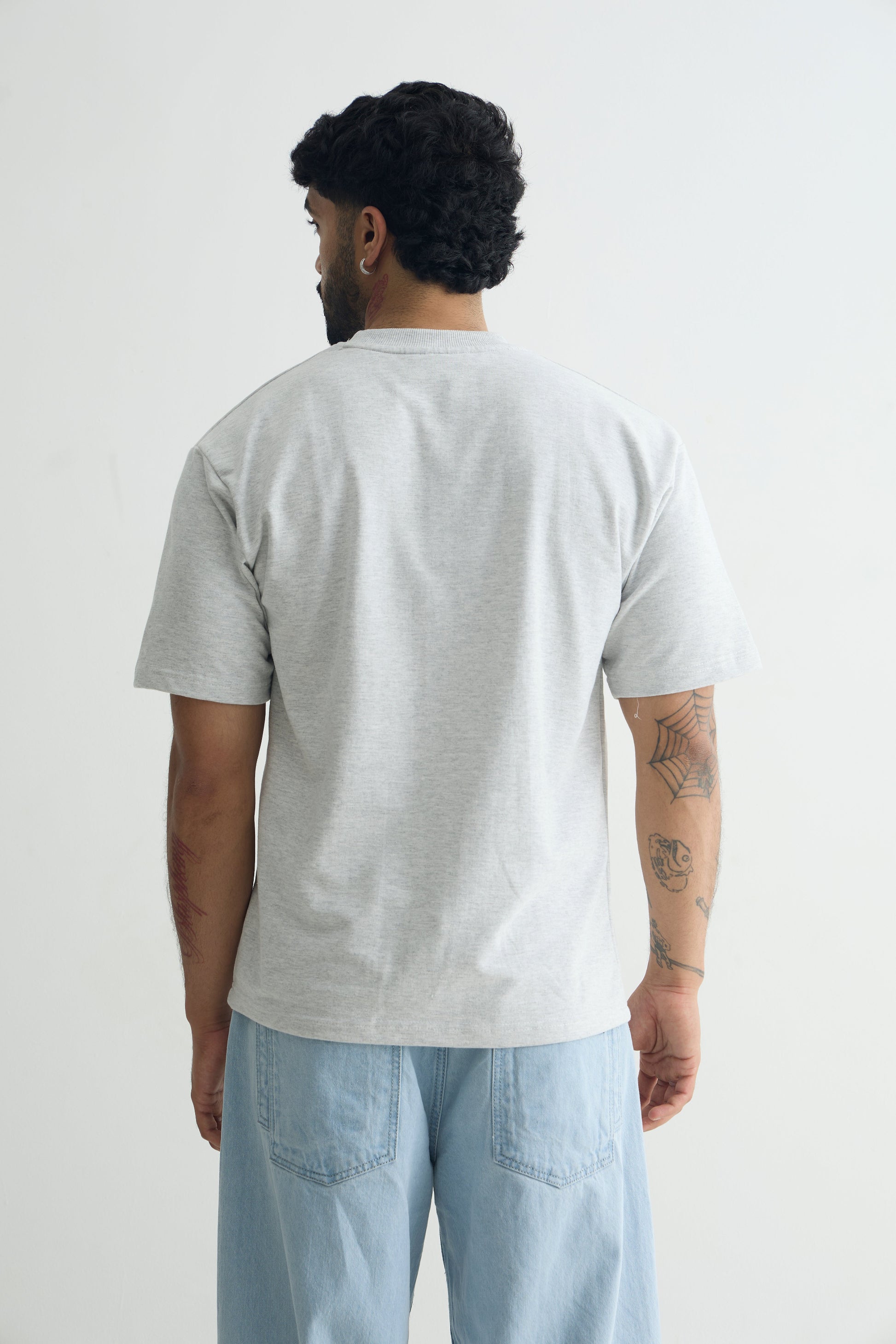 Chapter2Drip Grey Melange everyday t-shirt — view 5