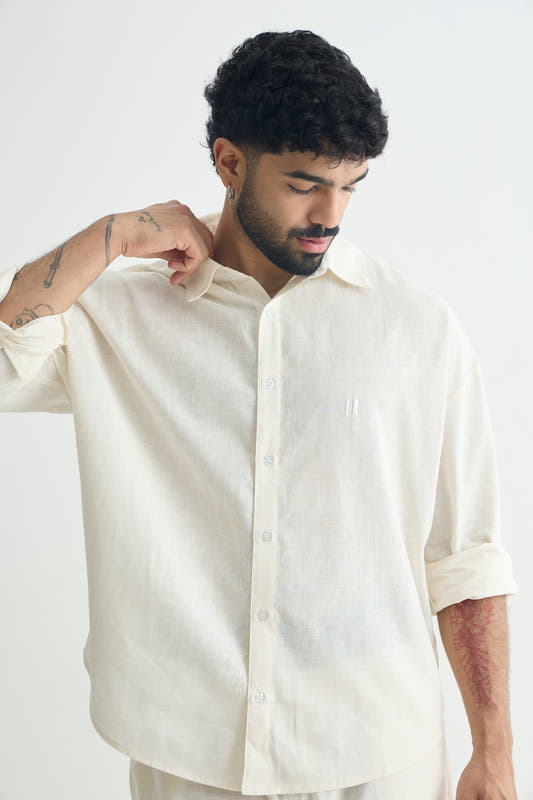 Chapter2Drip Off-White linen set — view 2