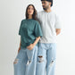 Chapter2Drip Everyday Grey Melange & Teal t-shirt duo — view 4