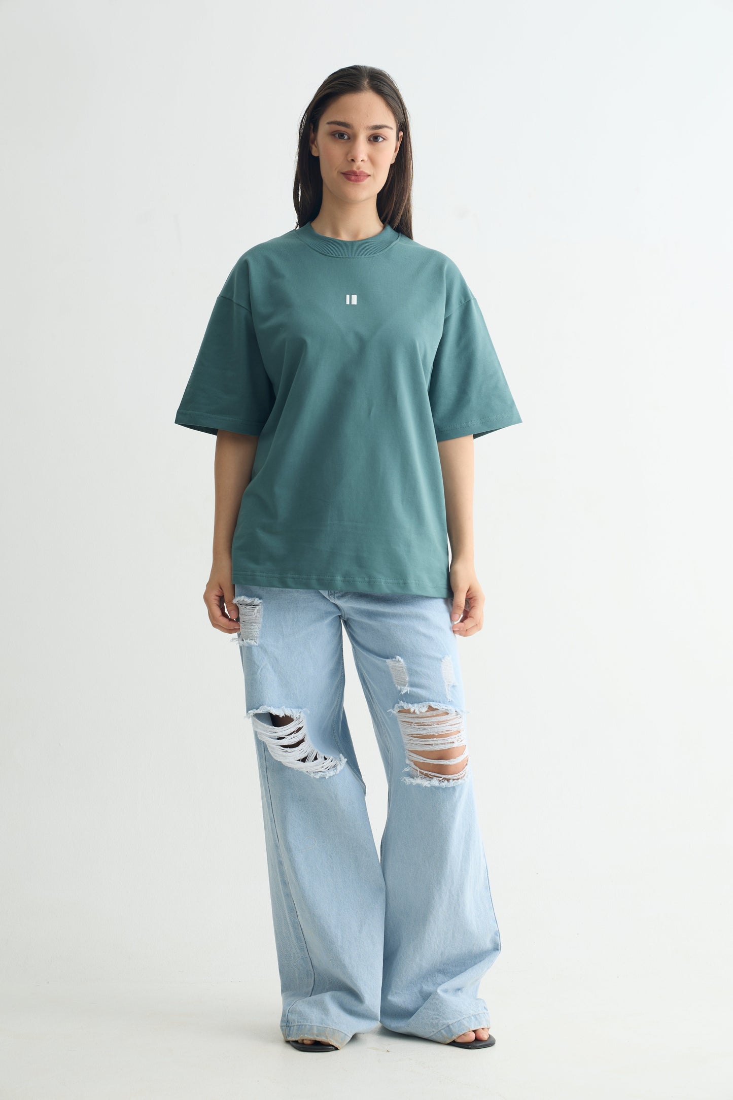 Chapter2Drip Teal everyday t-shirt — view 3