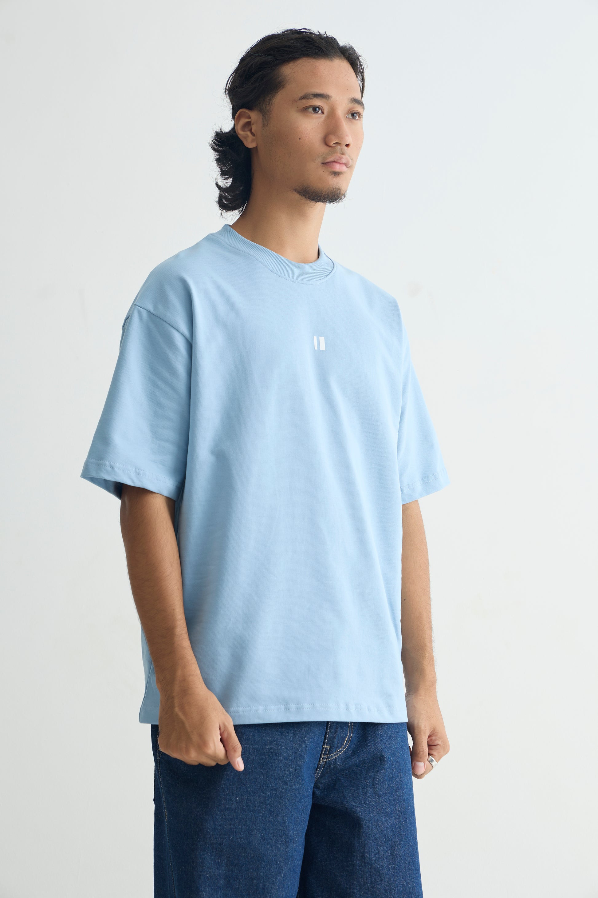 Chapter2Drip Aqua Blue everyday t-shirt — view 3