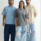 Pack of 3 Oversized T-Shirts - Aqua, Steel Grey & Dune | Chapter 2