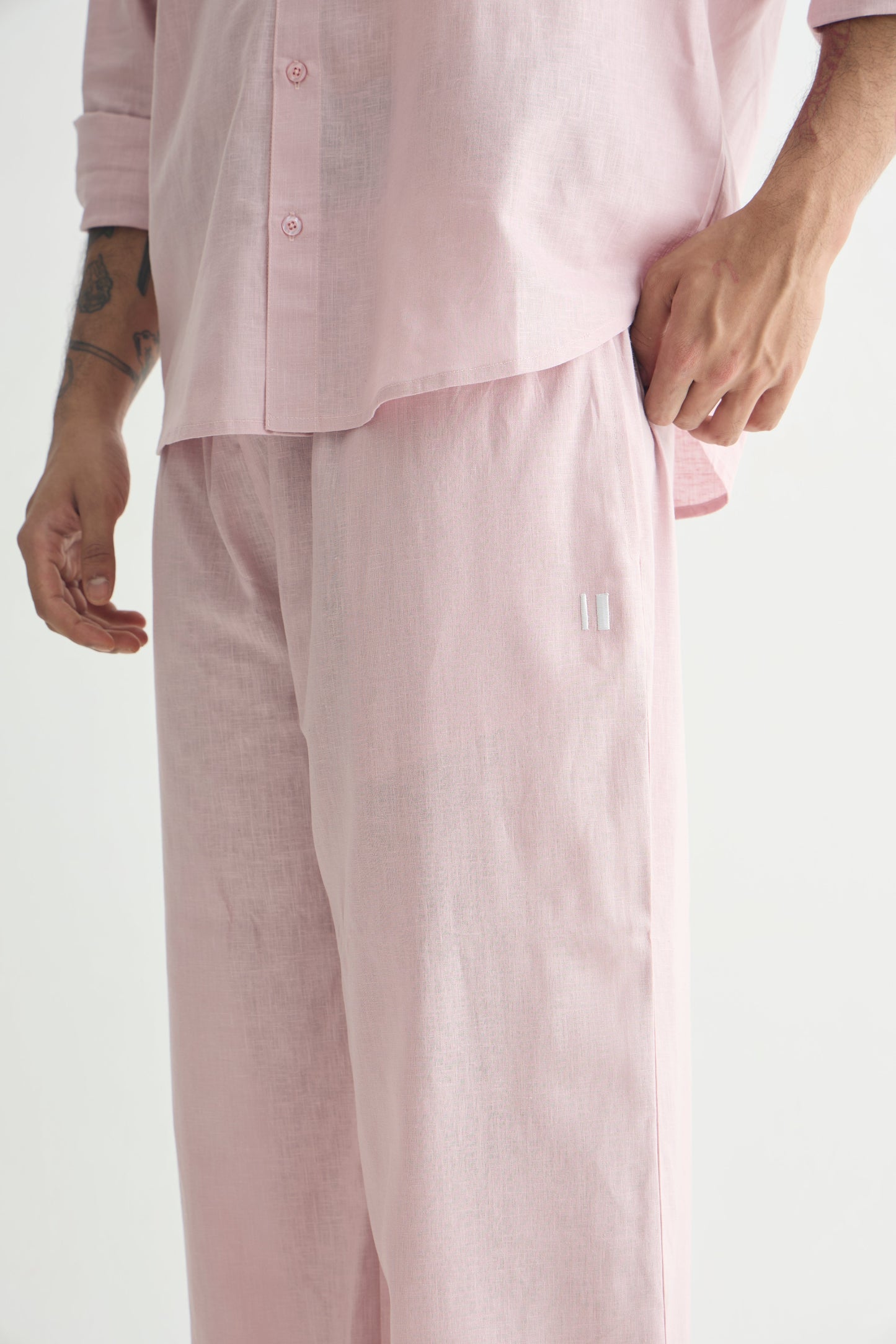 Mauve Linen Set