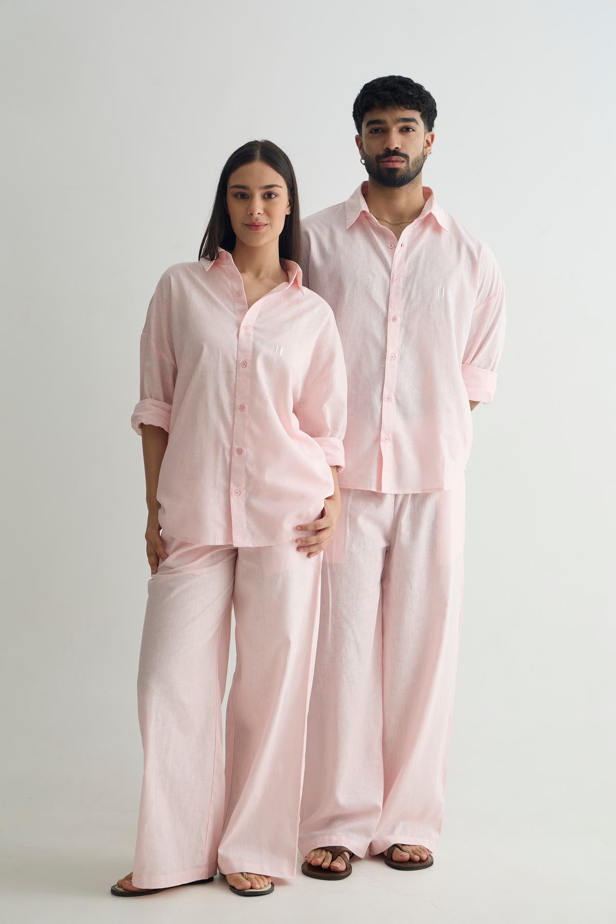 Chapter2Drip Baby Pink linen set