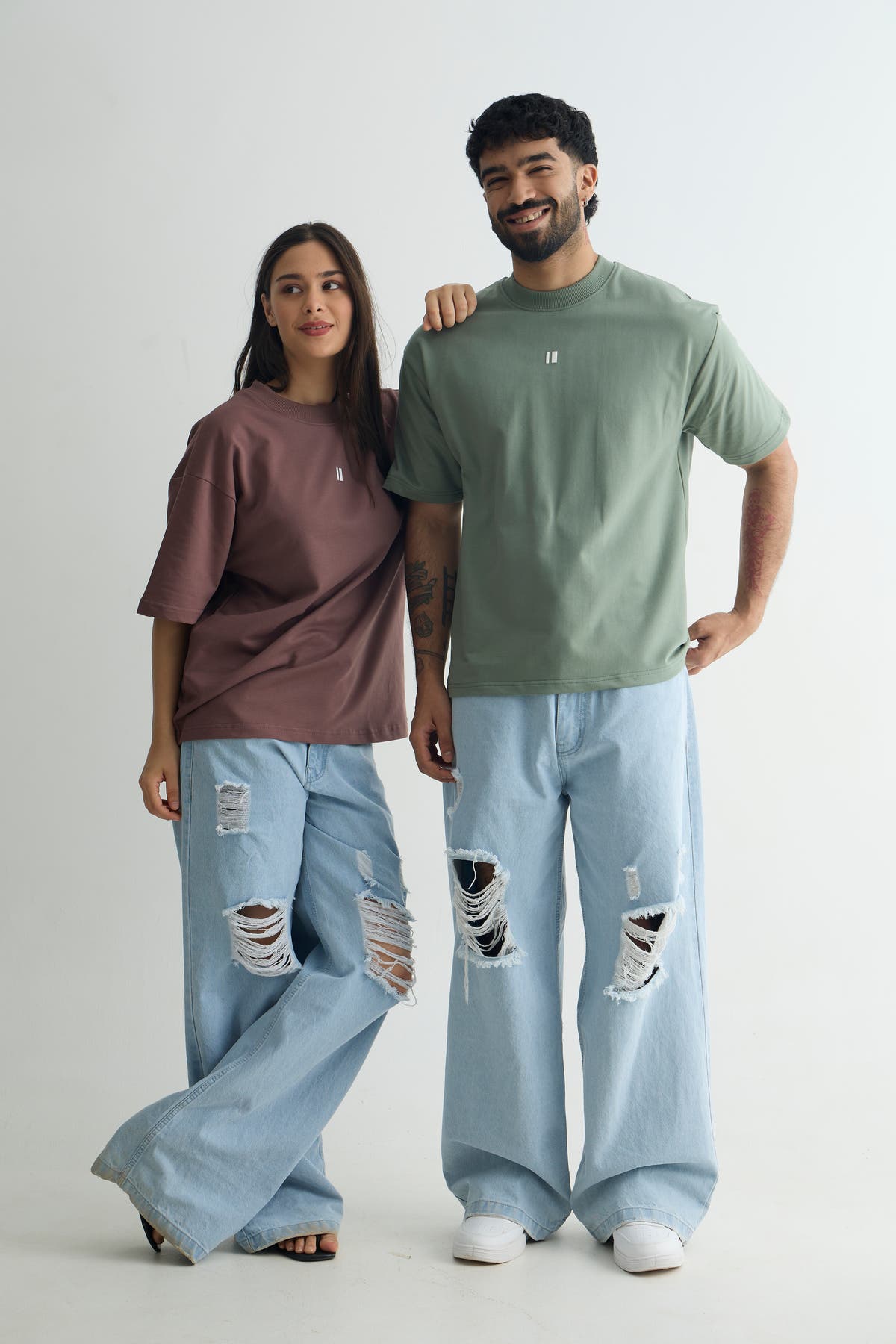 Chapter2Drip Everyday Old Rose & Sage t-shirt duo
