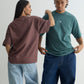 Chapter2Drip Everyday Old Rose & Teal t-shirt duo — view 4