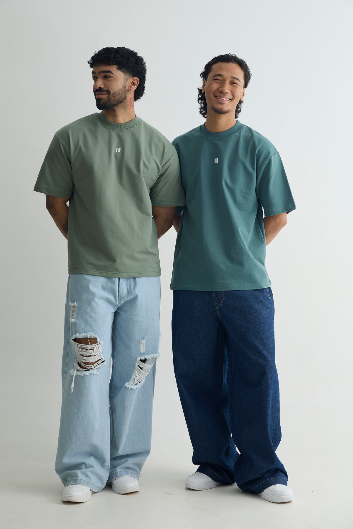 Chapter2Drip Everyday Sage & Teal t-shirt duo