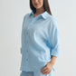 Sky Blue Linen Shirt