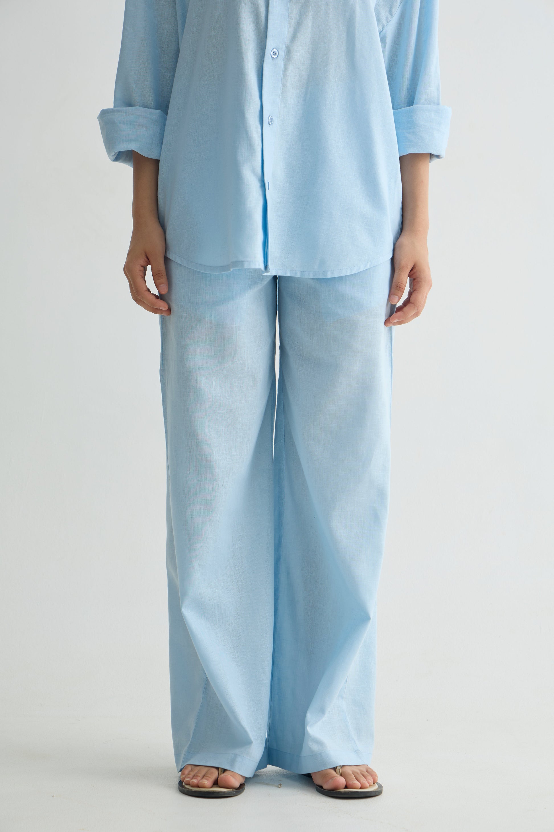 Chapter2Drip Sky Blue linen pants — view 3