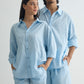 Sky Blue Linen Set