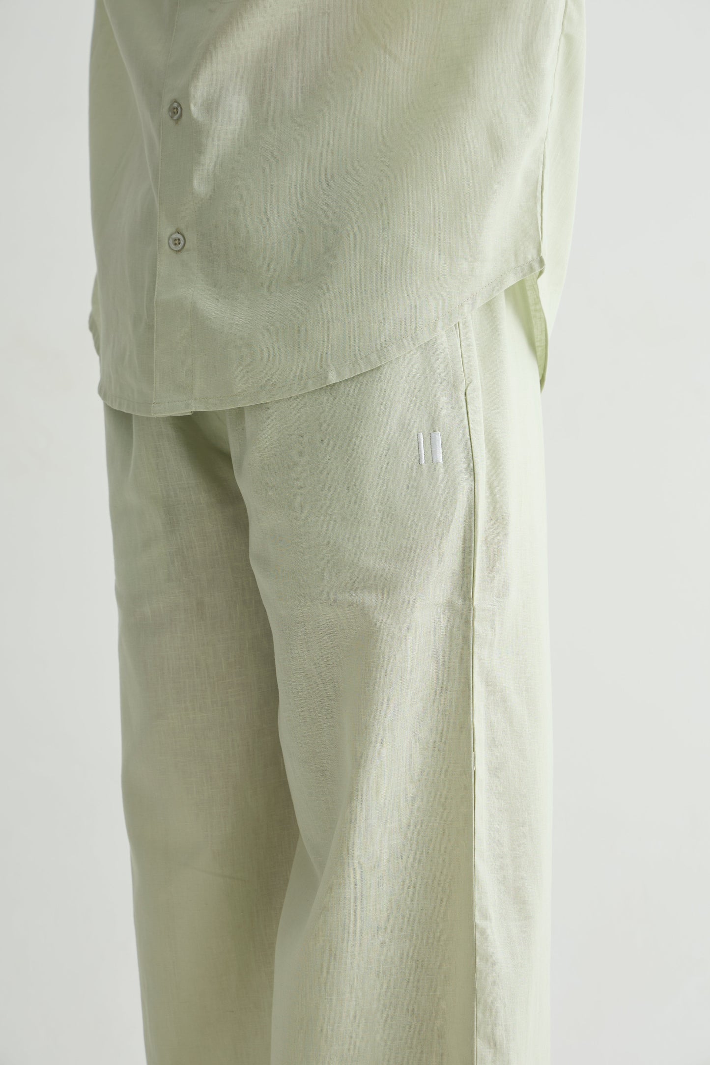 Sage Olive Linen Pants
