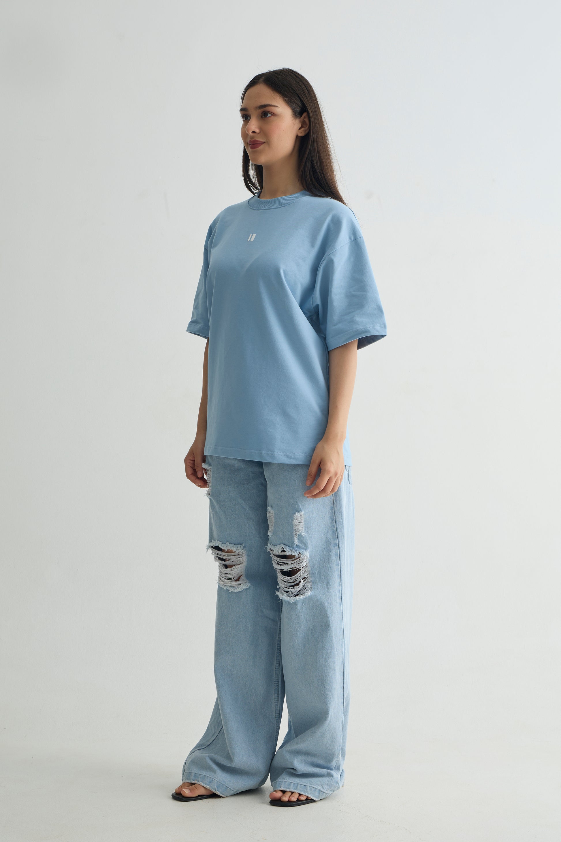 Chapter2Drip Aqua Blue everyday t-shirt — view 4