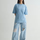 Chapter2Drip Aqua Blue everyday t-shirt — view 2