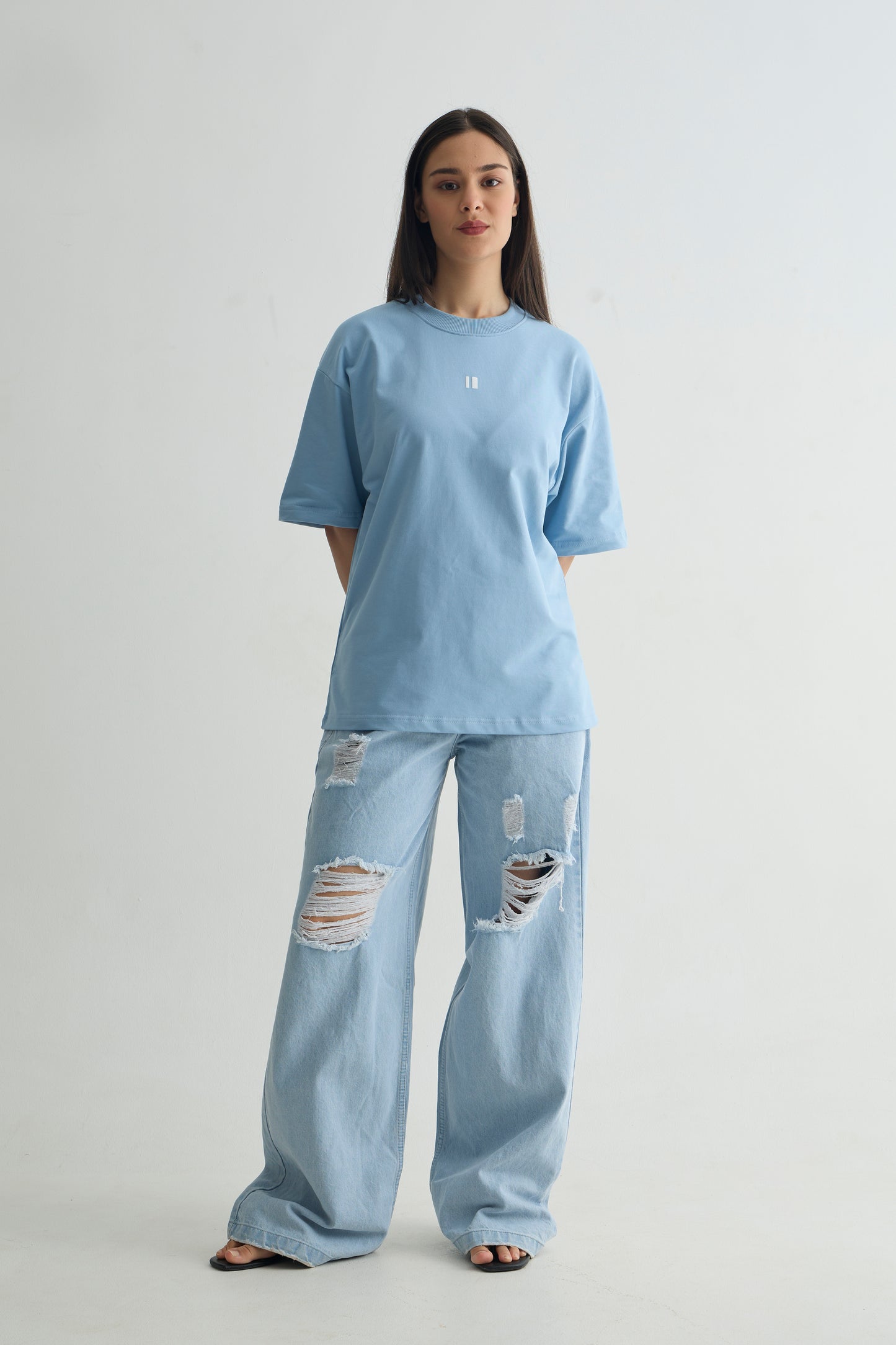 Chapter2Drip Aqua Blue everyday t-shirt — view 2