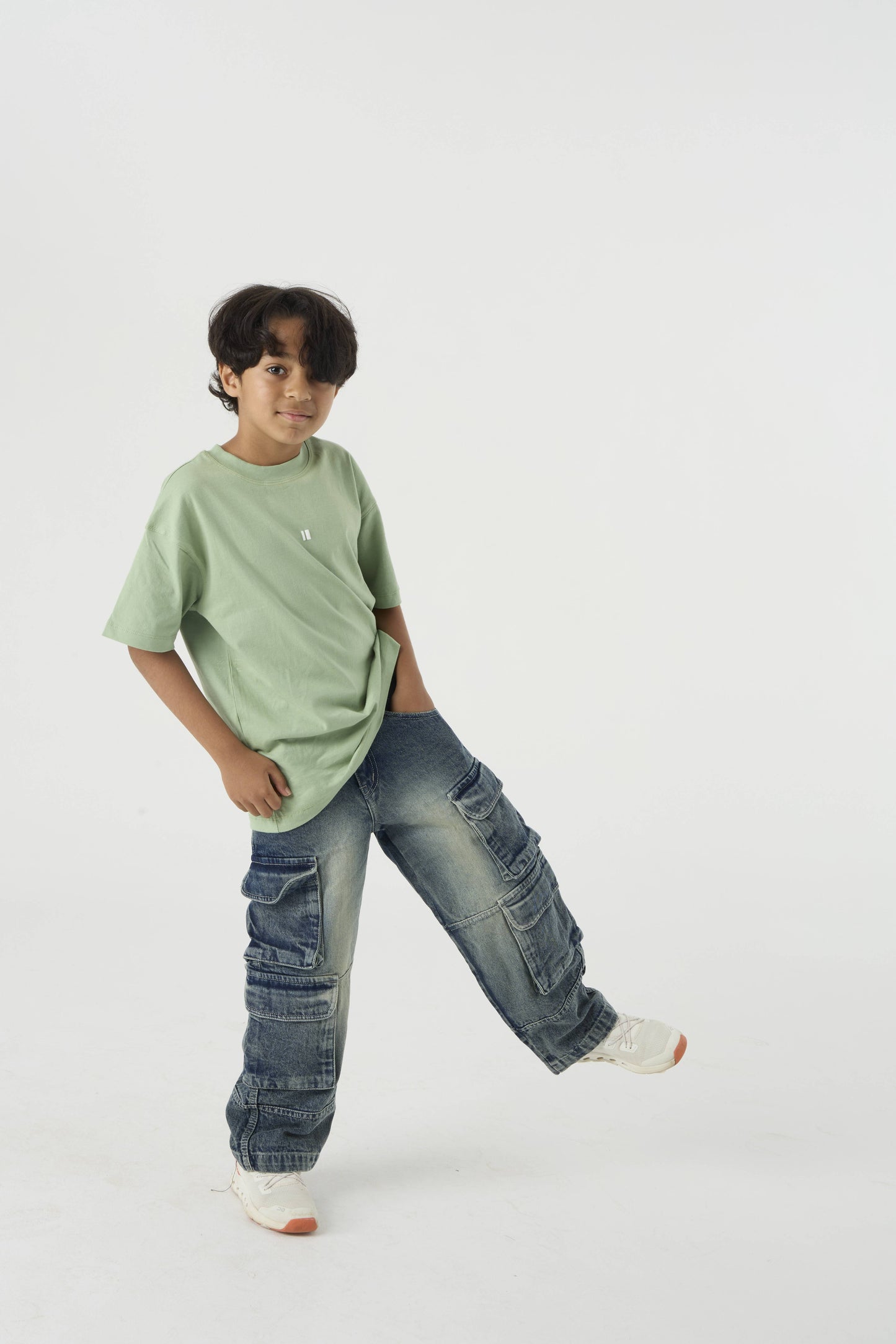 Light Green Solid T-Shirt