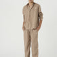 Chapter2Drip Mocha Brown linen pants (Jr) — view 5