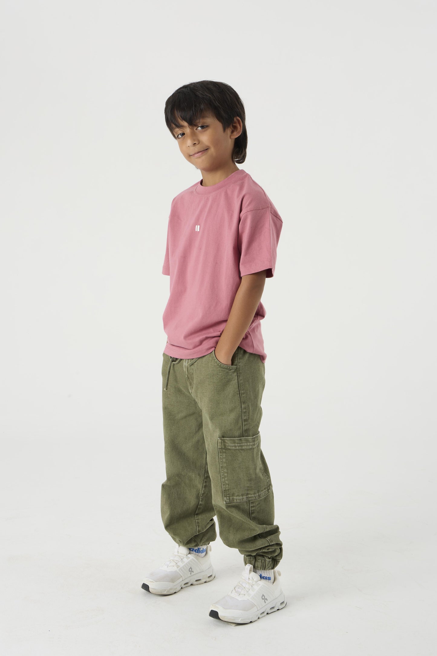 Dusty Pink Solid T-Shirt