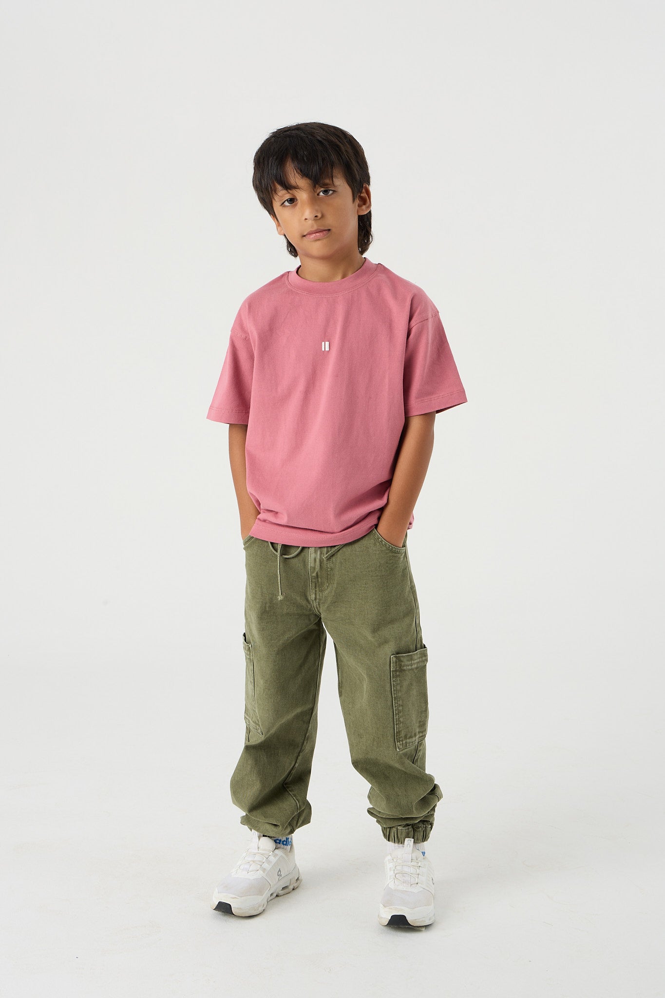 Olive Wash Denim Joggers