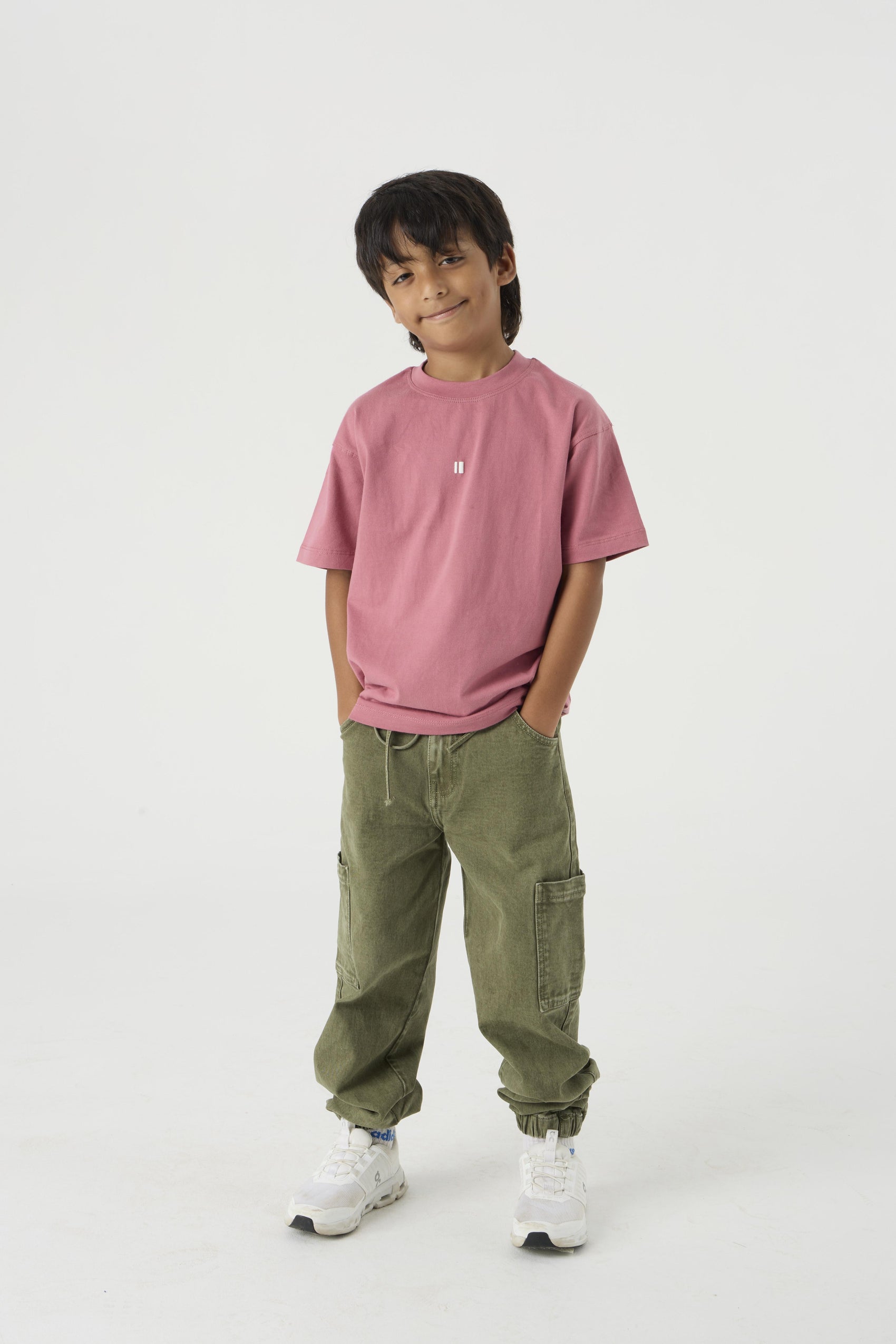 Dusty Pink Solid T-Shirt