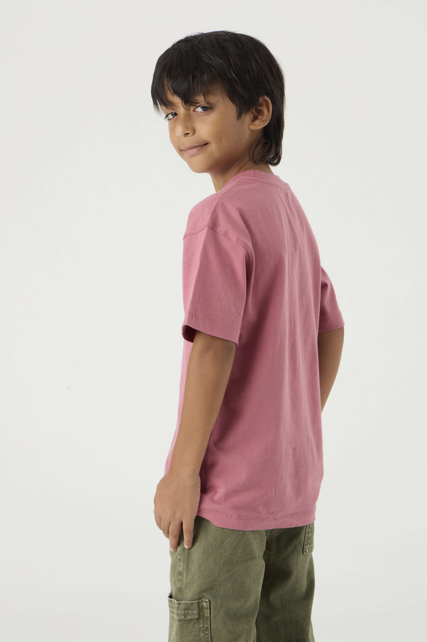 Dusty Pink Solid T-Shirt