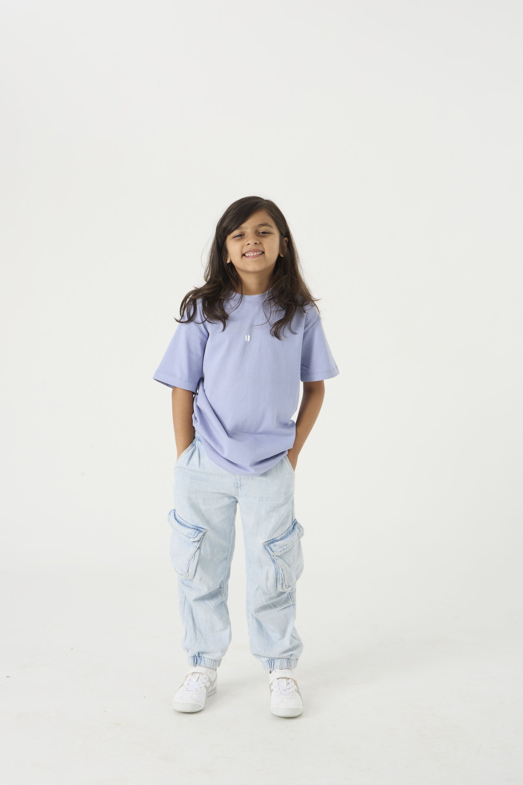 Cloud Blue Solid T-Shirt