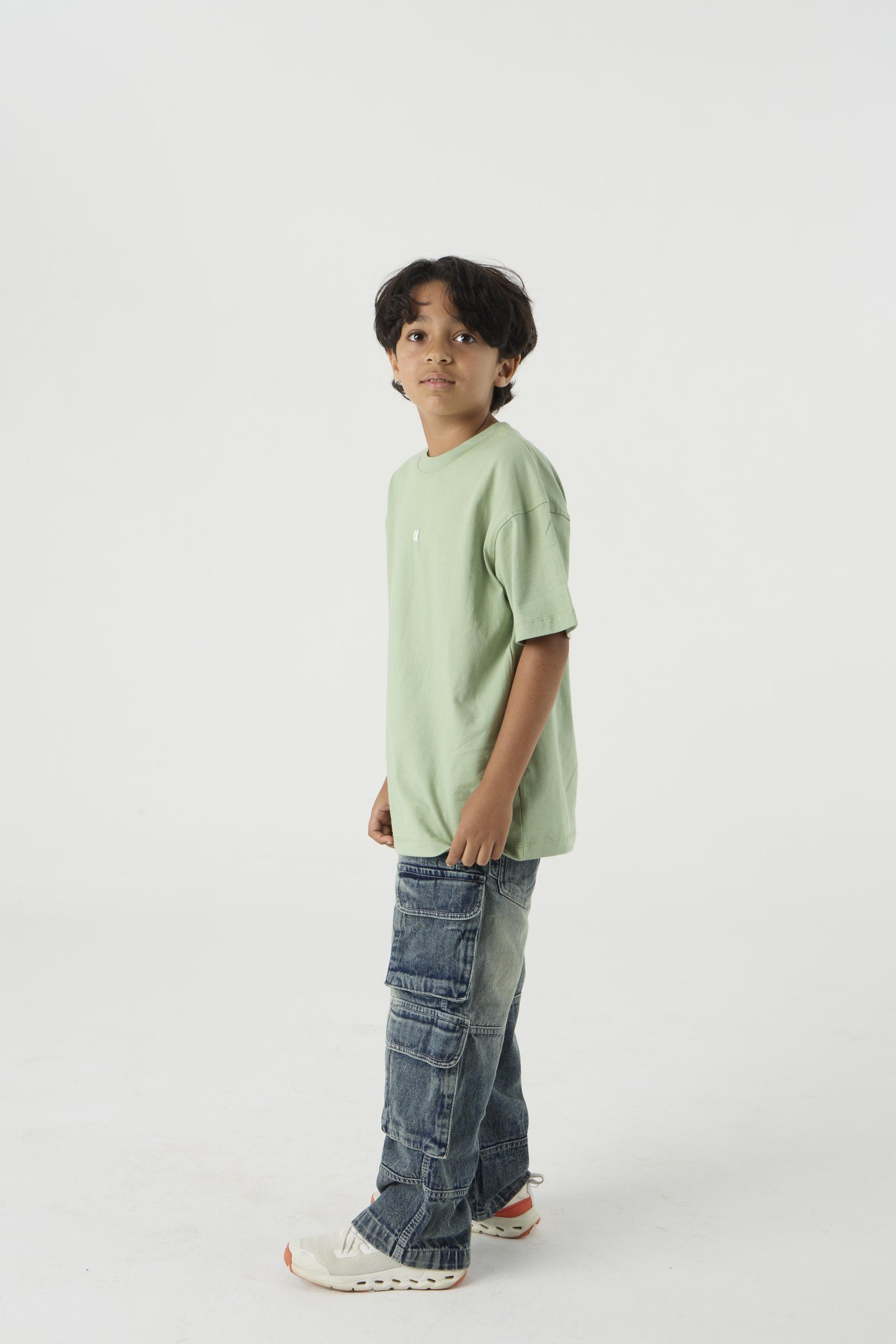 Light Green Solid T-Shirt