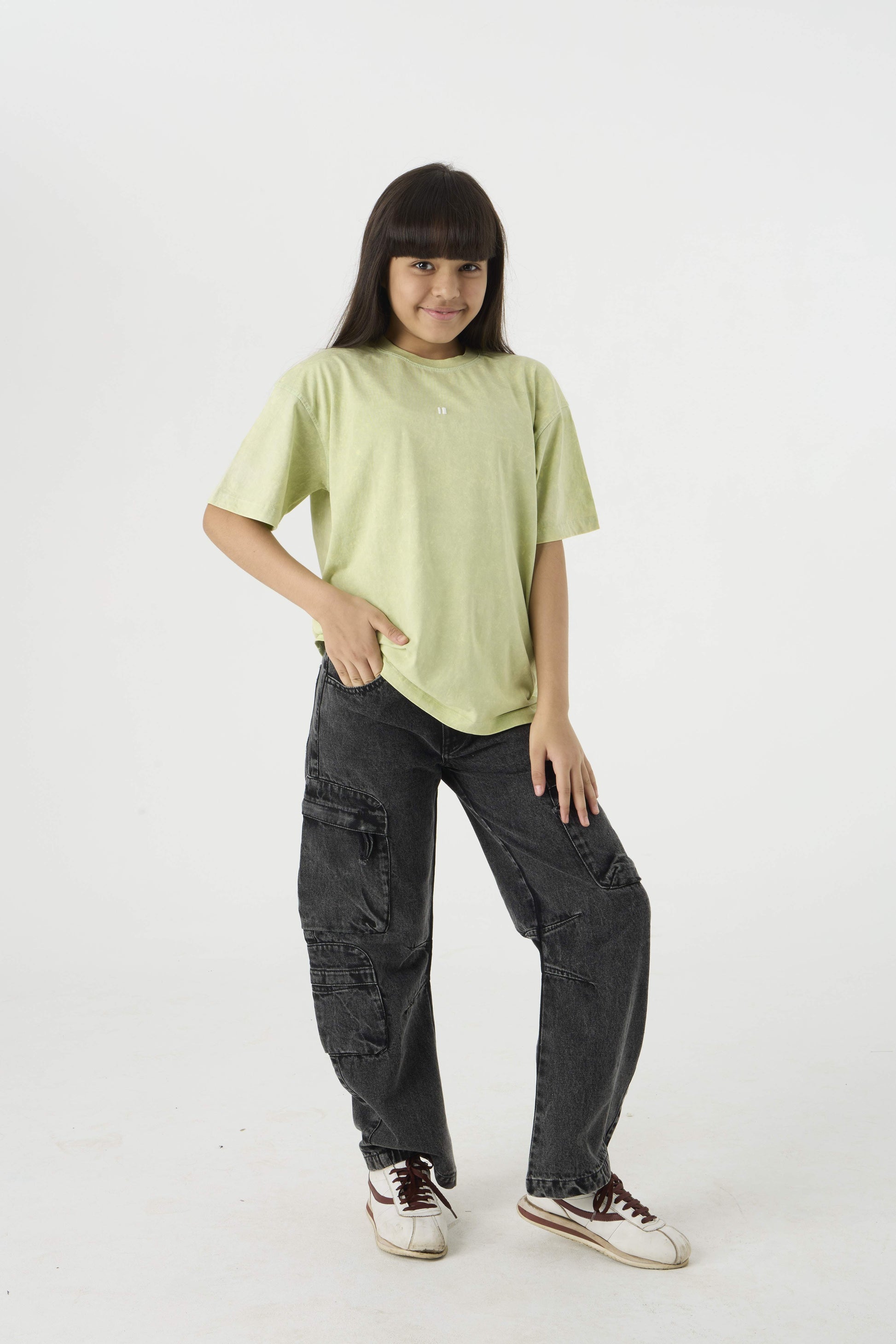 Chapter2Drip Green Washed t-shirt (Jr) — view 3