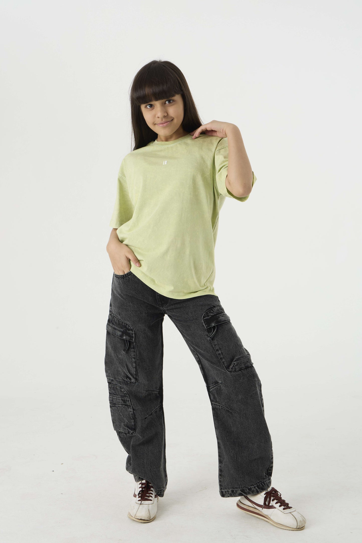 Chapter2Drip Green Washed t-shirt (Jr) — view 4
