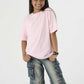 Light Pink Solid T-Shirt